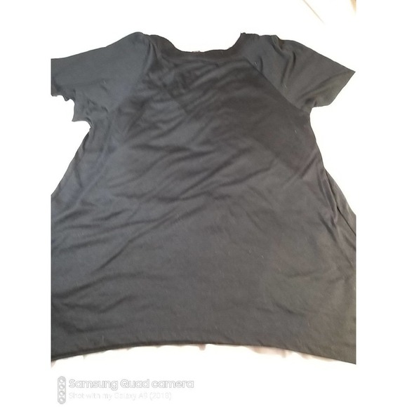 WHITE Stag Black Knotted Detail Top Large - Picture 7 of 7